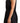 Vestido negro sin mangas plisado hasta la rodilla de Cédric Charlier