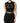 Dolce & Gabbana Black Jersey Lace Ruching Rhinestone Tank Top