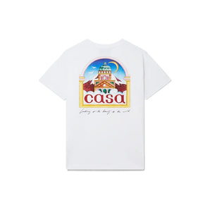 Casablanca White Cotton T-Shirt