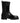Dolce & Gabbana Black Patchwork Leather Mid Calf Boot  Shoes