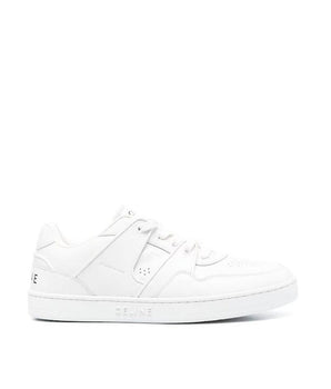 Celine White Calfskin Low Top Sneakers