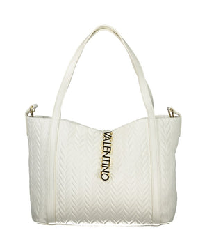 Mario Valentino White Polyethylene Handbag