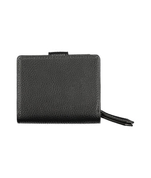 Mario Valentino Black Polyurethane Women Wallet