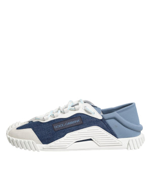 Dolce & Gabbana Multicolor Cotton Low Top NS1 Sneakers Shoes