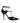 Dolce & Gabbana Black Leather T-STRAPS Heels Sandals Shoes