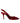 Dolce & Gabbana Red Suede High Heels Slingbacks Sandals Shoes