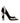 Dolce & Gabbana Black Wool Suede Daisy Heels Pump Shoes