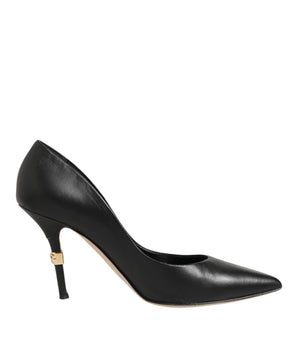 Dolce & Gabbana Black Patent Leather High Heels Pumps Shoes