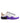 Dolce & Gabbana White Purple Leather Low Top Sneaker Shoes