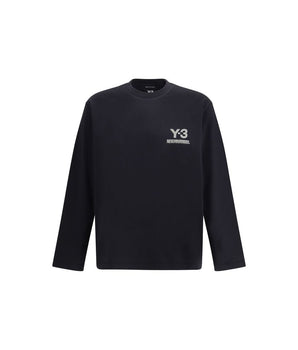 Y-3 Black Cotton Longsleeve Shirt
