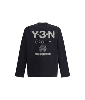 Y-3 Black Cotton Longsleeve Shirt