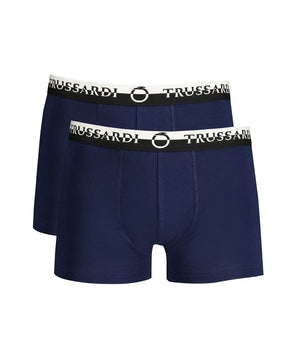 Trussardi Blue Cotton Underwear