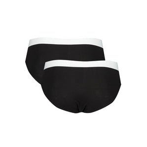 Trussardi Black Cotton Underwear