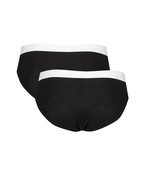 Trussardi Black Cotton Underwear