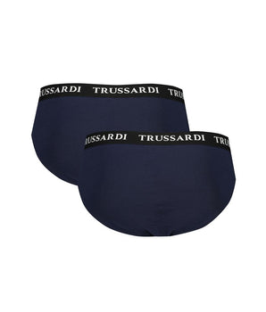 Trussardi Blue Cotton Underwear