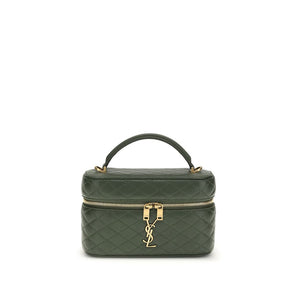 Saint Laurent Green Calf Leather Bos Taurus Handbag