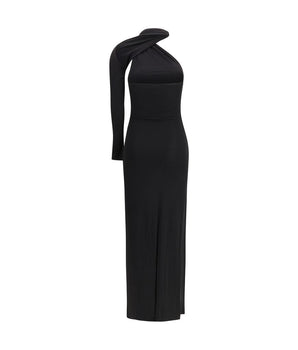 Courrèges Black Viscose Cocktail Dress
