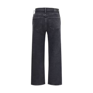 Citizens of Humanity Blue Cotton Straight-Leg Jeans