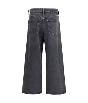 Agolde Gray Cotton Jeans Denim