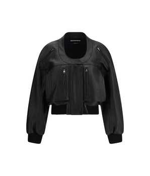 Jacquemus Black Lamb Leather Clothing