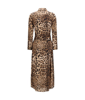 Ella Multicolor Silk Casual Dress