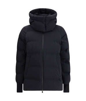 Herno Black Polyester Full-Length Jacket