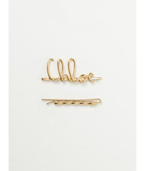 Chloé Brown Metal Hair Clip