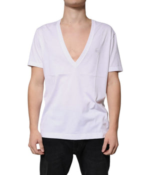 Dolce & Gabbana White Cotton T-Shirt