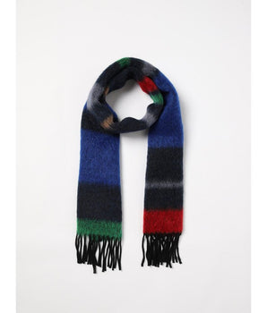 Paul Smith Gray Wool Scarf