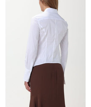 PINKO White Cotton Dress Shirt