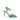 Dee Ocleppo Green Leather High Heel Pumps