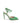 Dee Ocleppo Green Leather High Heel Pumps
