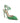 Dee Ocleppo Green Leather High Heel Pumps