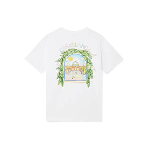 Casablanca White Cotton T-Shirt