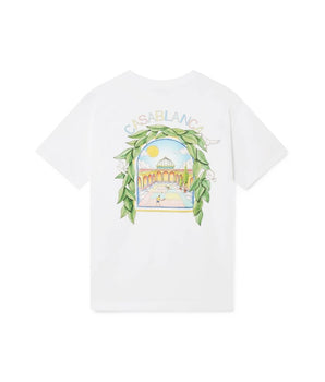Casablanca White Cotton T-Shirt