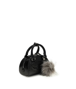 Diesel Black Calf Leather Bos Taurus Shoulder Bag