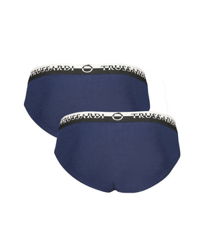 Trussardi Blue Cotton Underwear