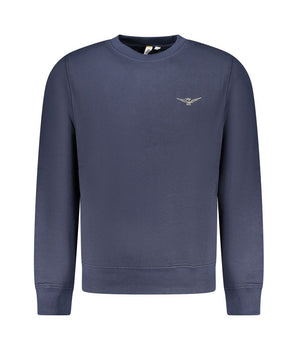 Accademia Militare Blue Cotton Men Sweater