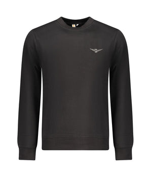 Accademia Militare Black Cotton Men Sweater