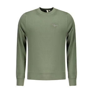 Accademia Militare Green Cotton Men Sweater