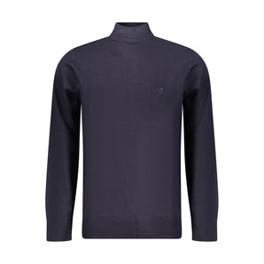 Coveri Moving Blue Nylon Men Sweater