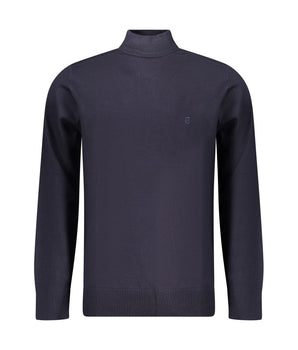 Coveri Moving Blue Nylon Men Sweater