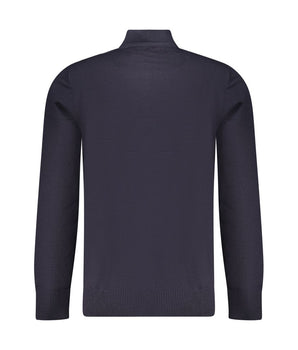 Coveri Moving Blue Nylon Men Sweater