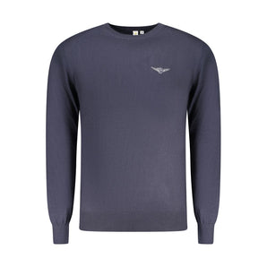 Accademia Militare Blue Cotton Men Sweater