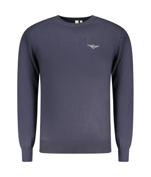 Accademia Militare Blue Cotton Men Sweater