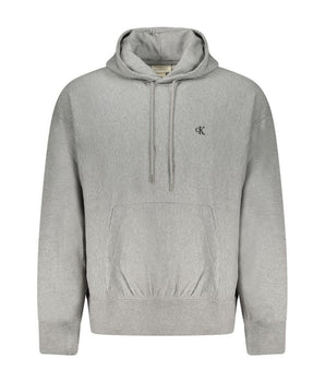 Calvin Klein Gray Cotton Men Sweater