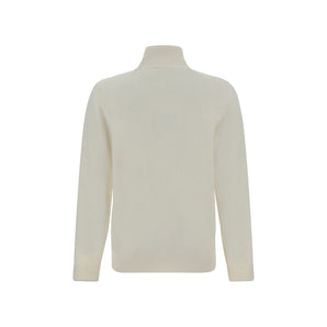 Brunello Cucinelli White Cashmere Cashmere Sweater