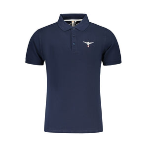Accademia Militare Blue Cotton Polo Shirt