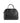 19V69 Italia Black Leather Tote Bag