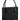 19V69 Italia Black Leather Tote Bag